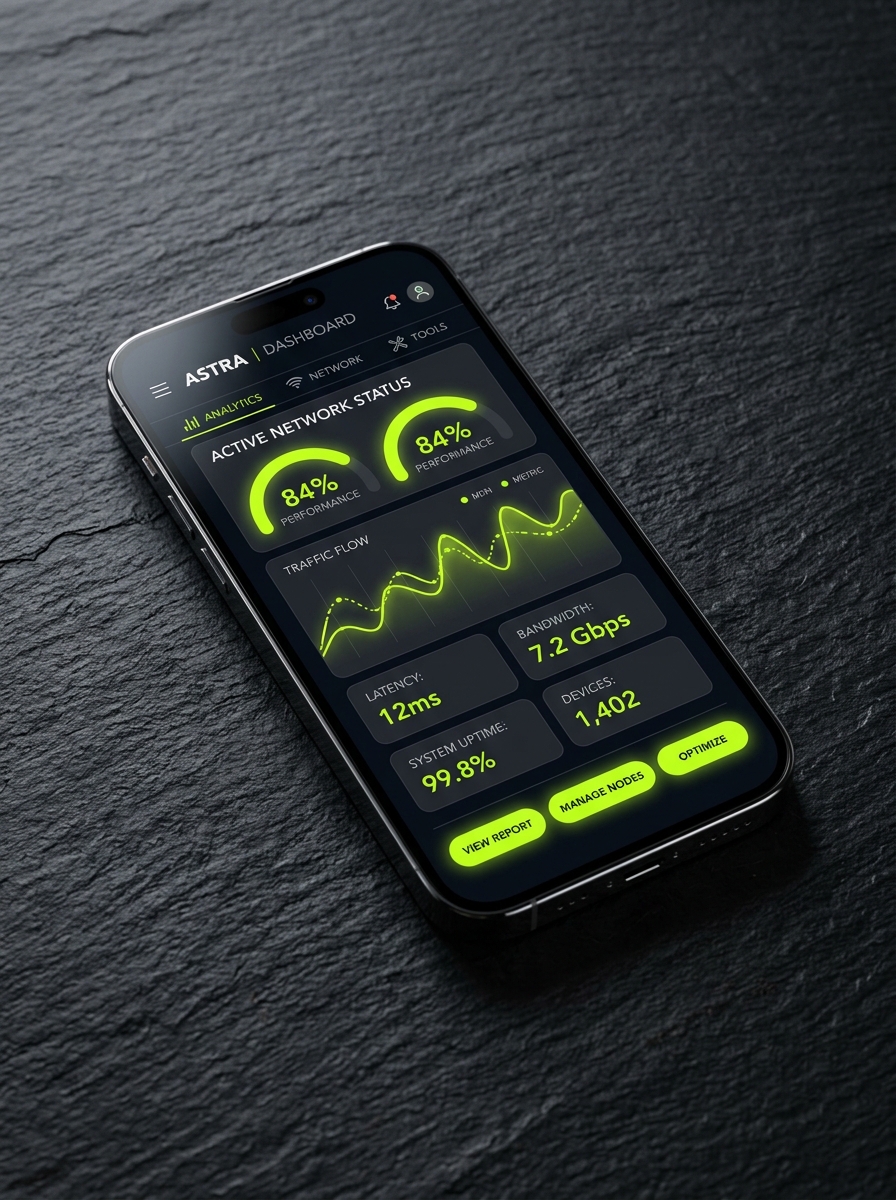Astra Dark Mode App